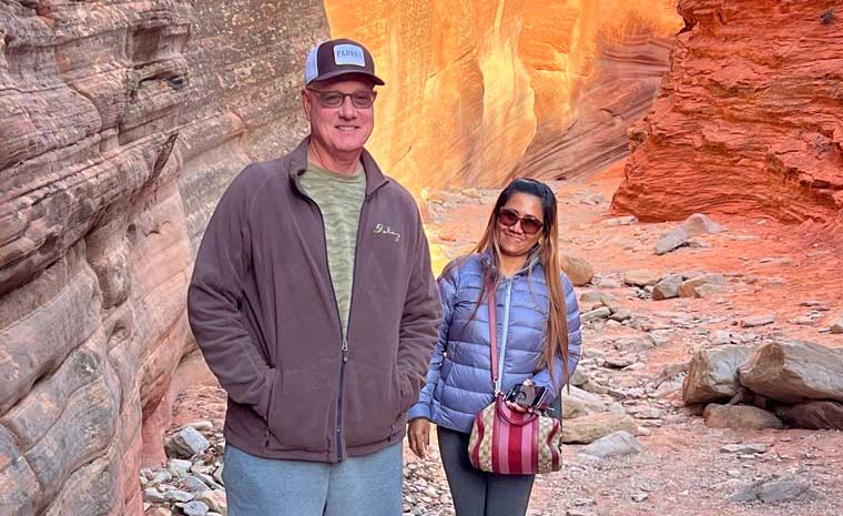 Bill Foley with wife Janne